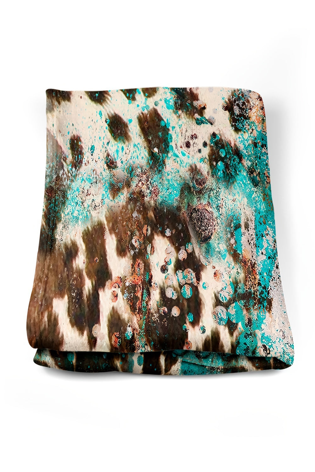 Multicolour Western Style Pattern Large Flannel Blanket Daisie Boutique