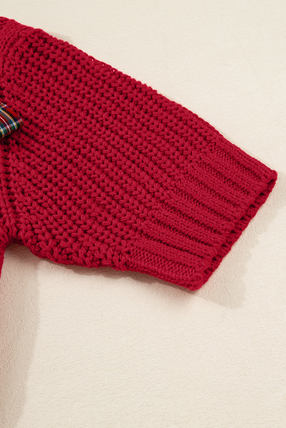 Lace up Holiday Puff Sweater Dear-Lover Dropshipping