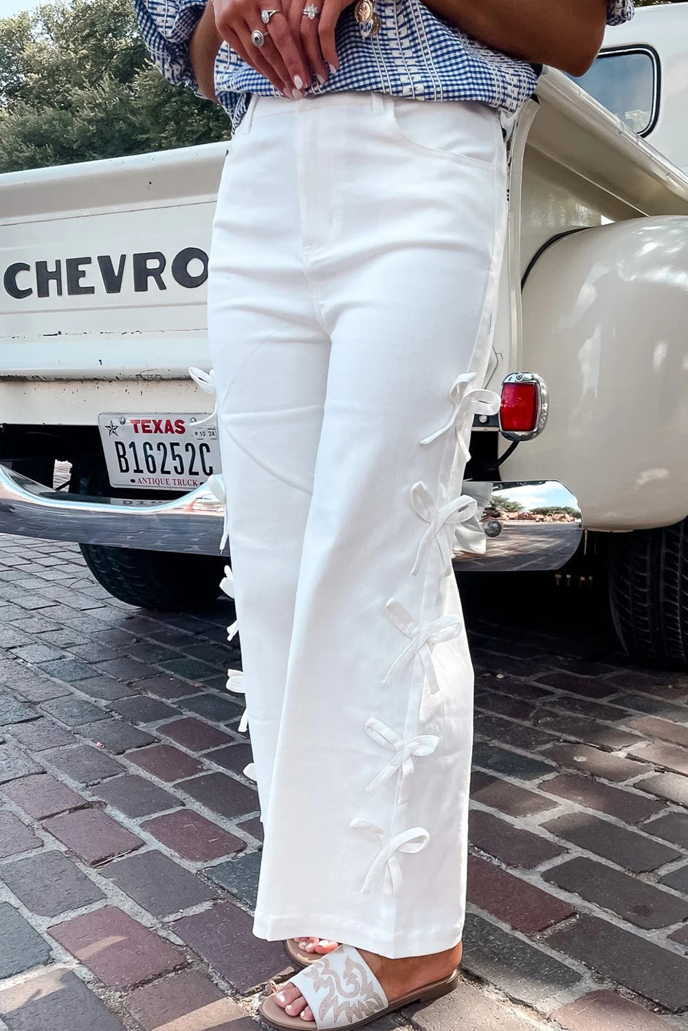 Bow Knot Detail Jeans Dear-Lover Dropshipping