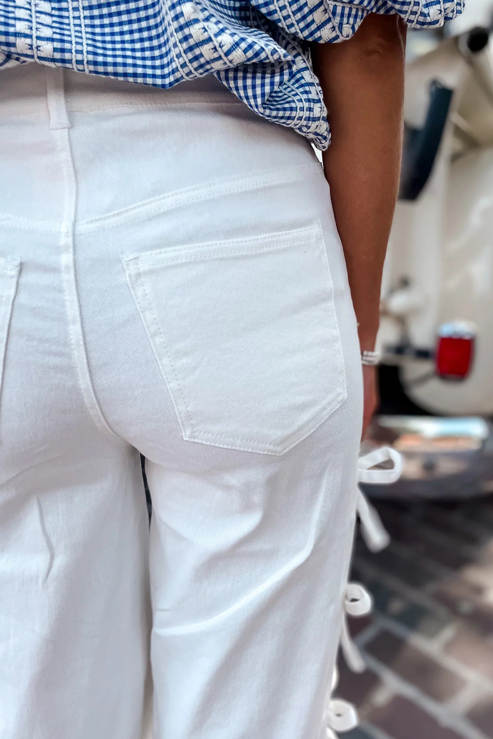 Bow Knot Detail Jeans Dear-Lover Dropshipping