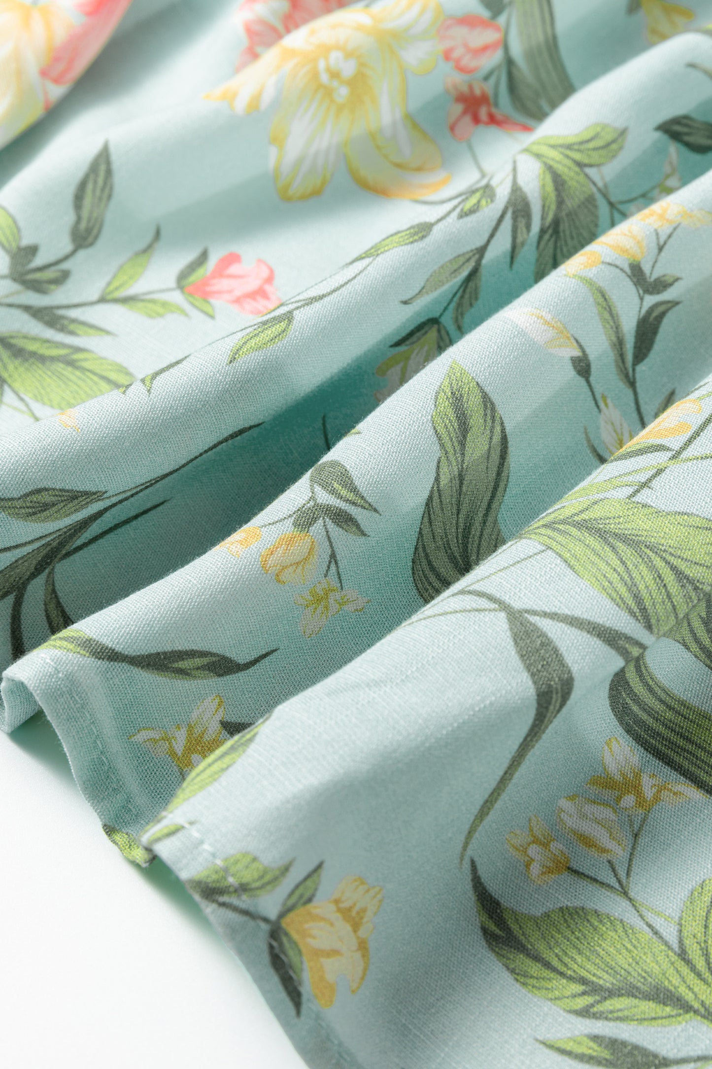 Yellow Ruffled Sleeveless Tiered Floral Maxi Dress