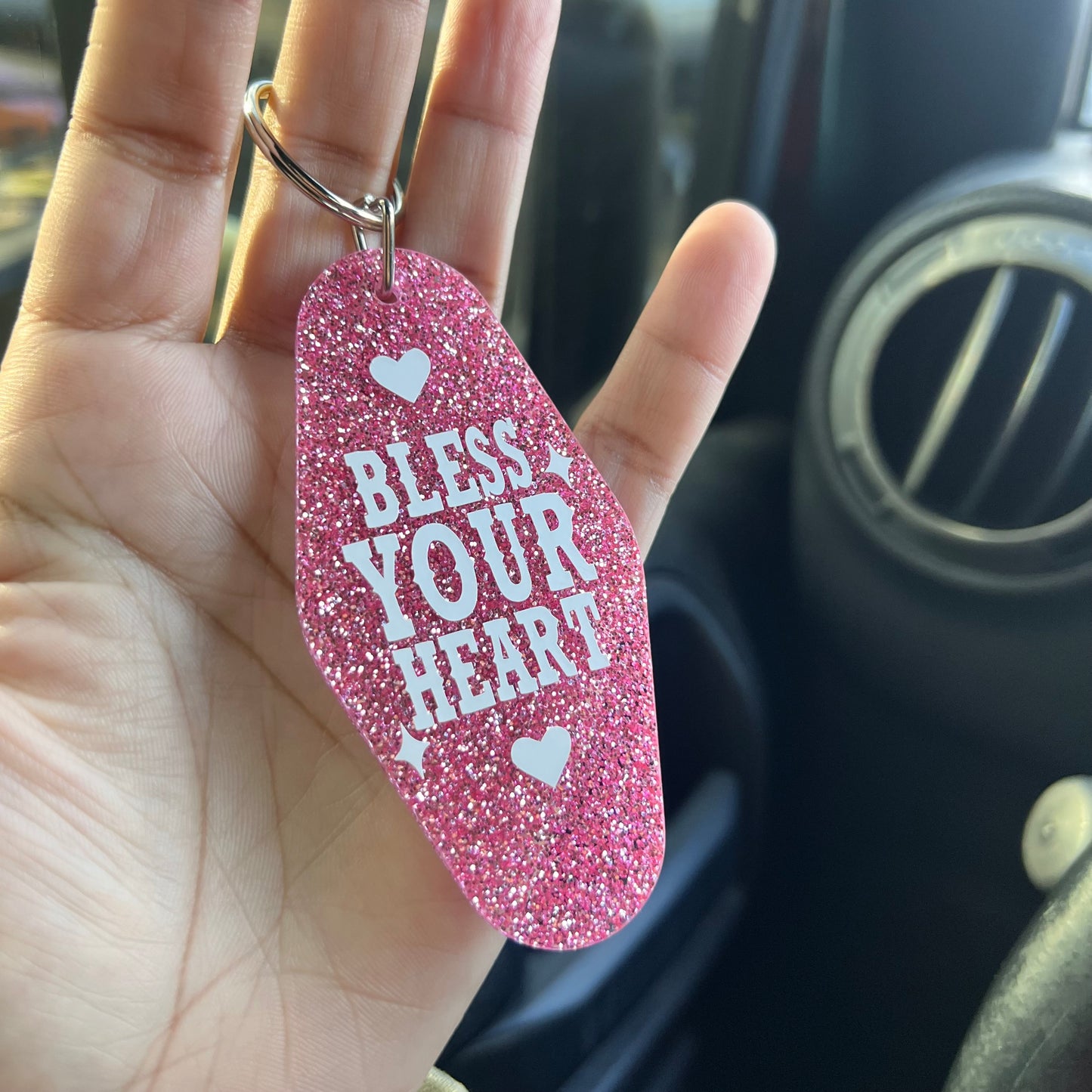Bless Your Heart - Cutie Motel Keychain Daisie Boutique