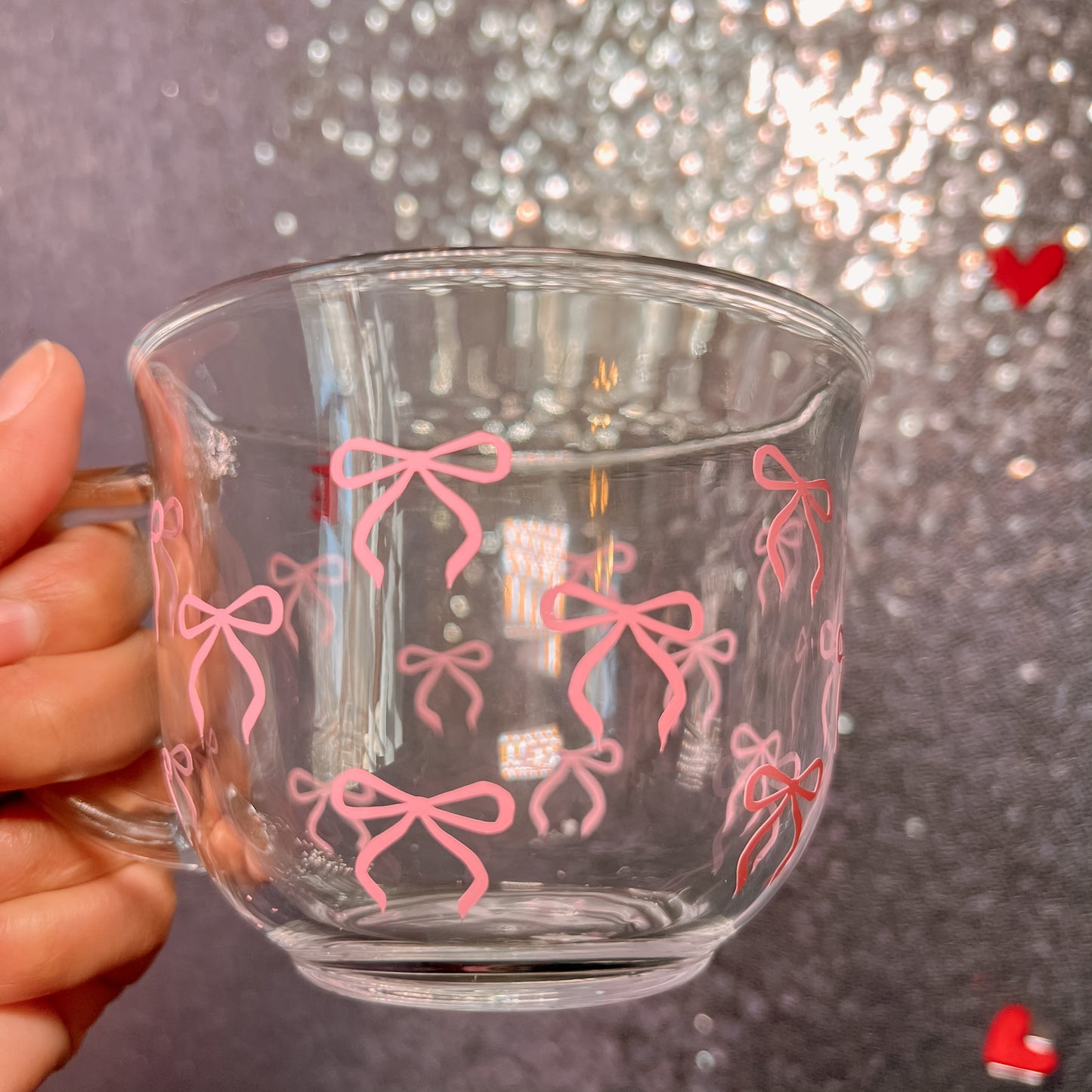 Cutie Bow Mug - Coquette Drinkware Glass