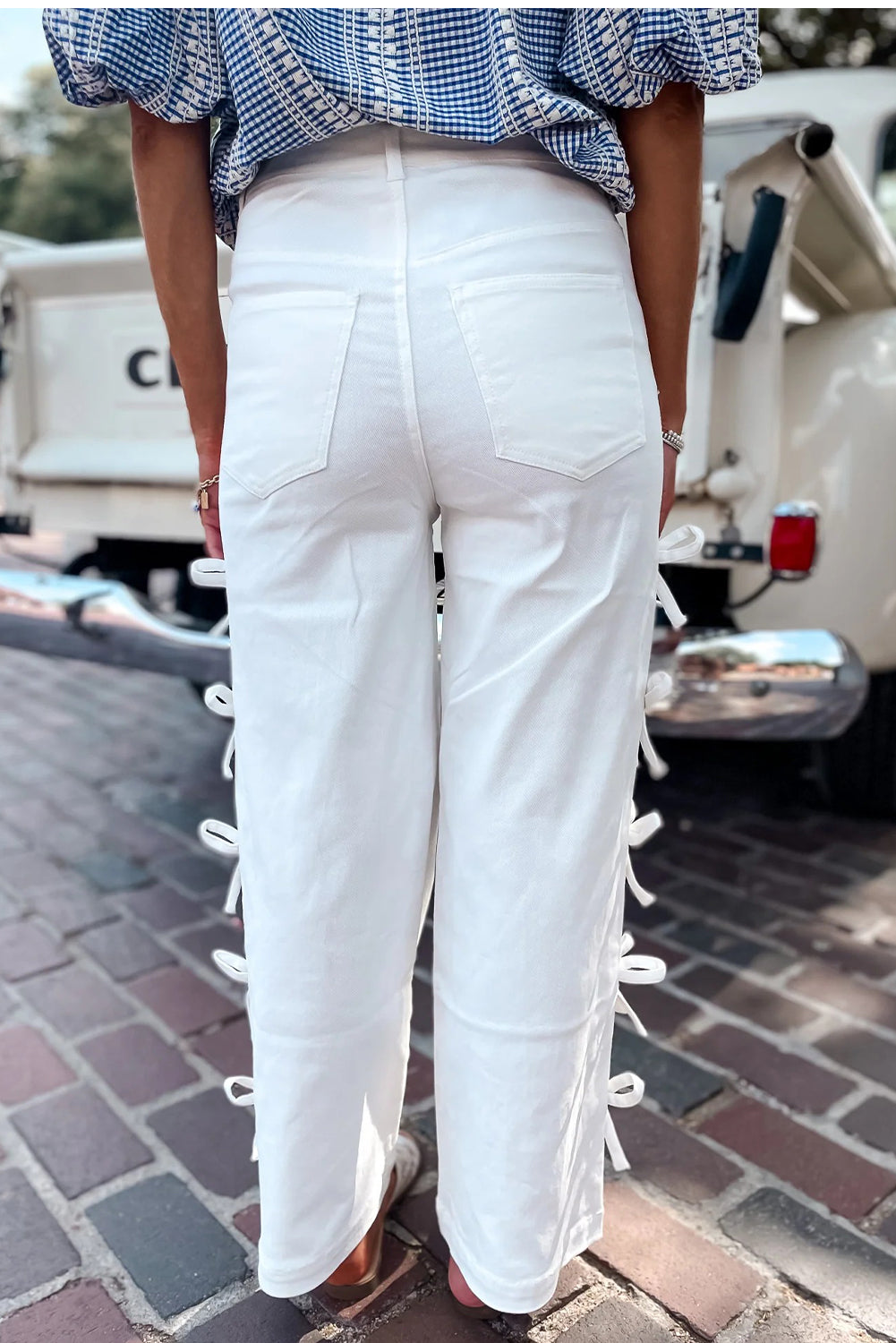 Bow Knot Detail Jeans Dear-Lover Dropshipping