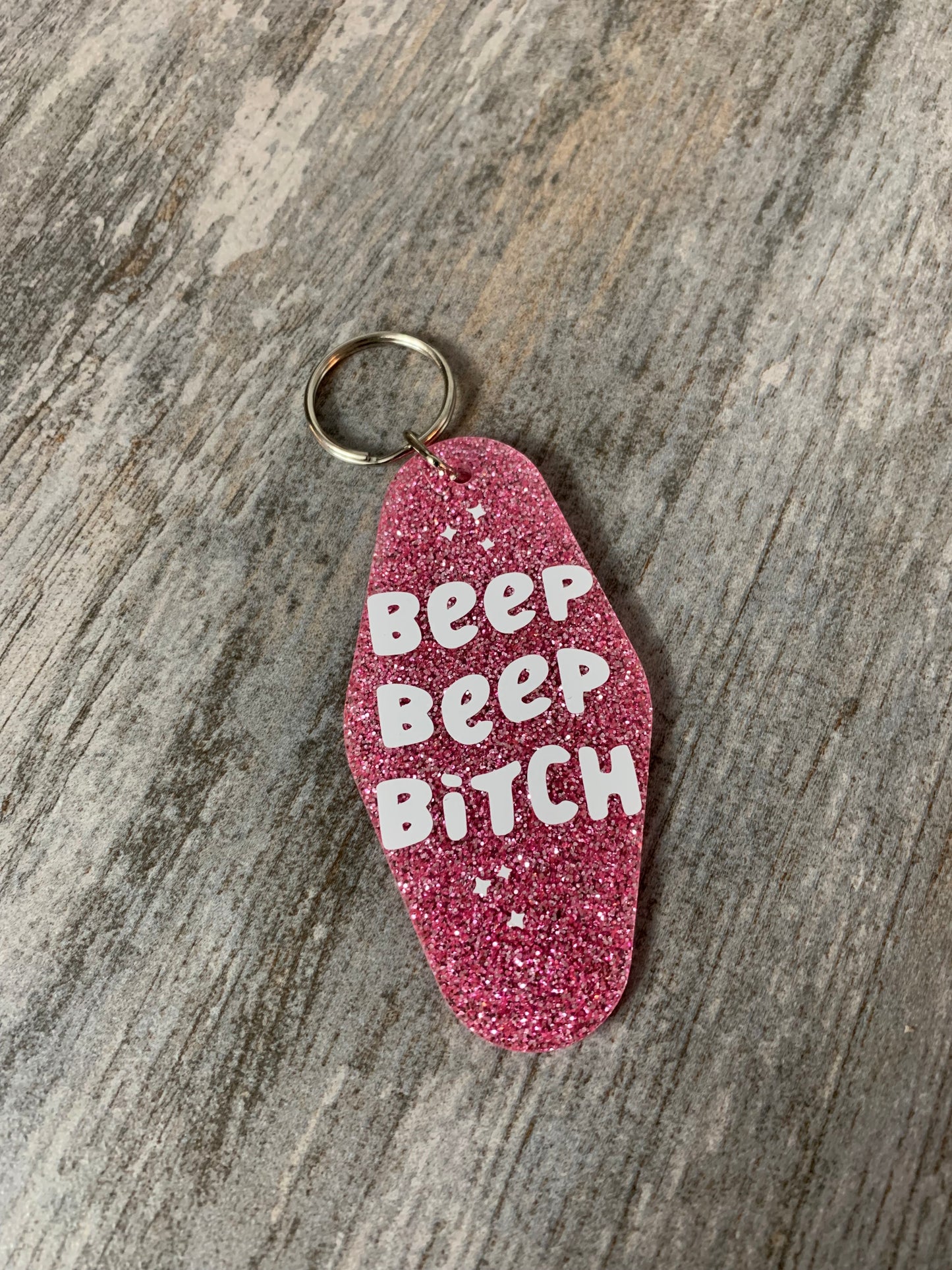 BEEP BEEP Cute Motel Keychain Daisie Boutique