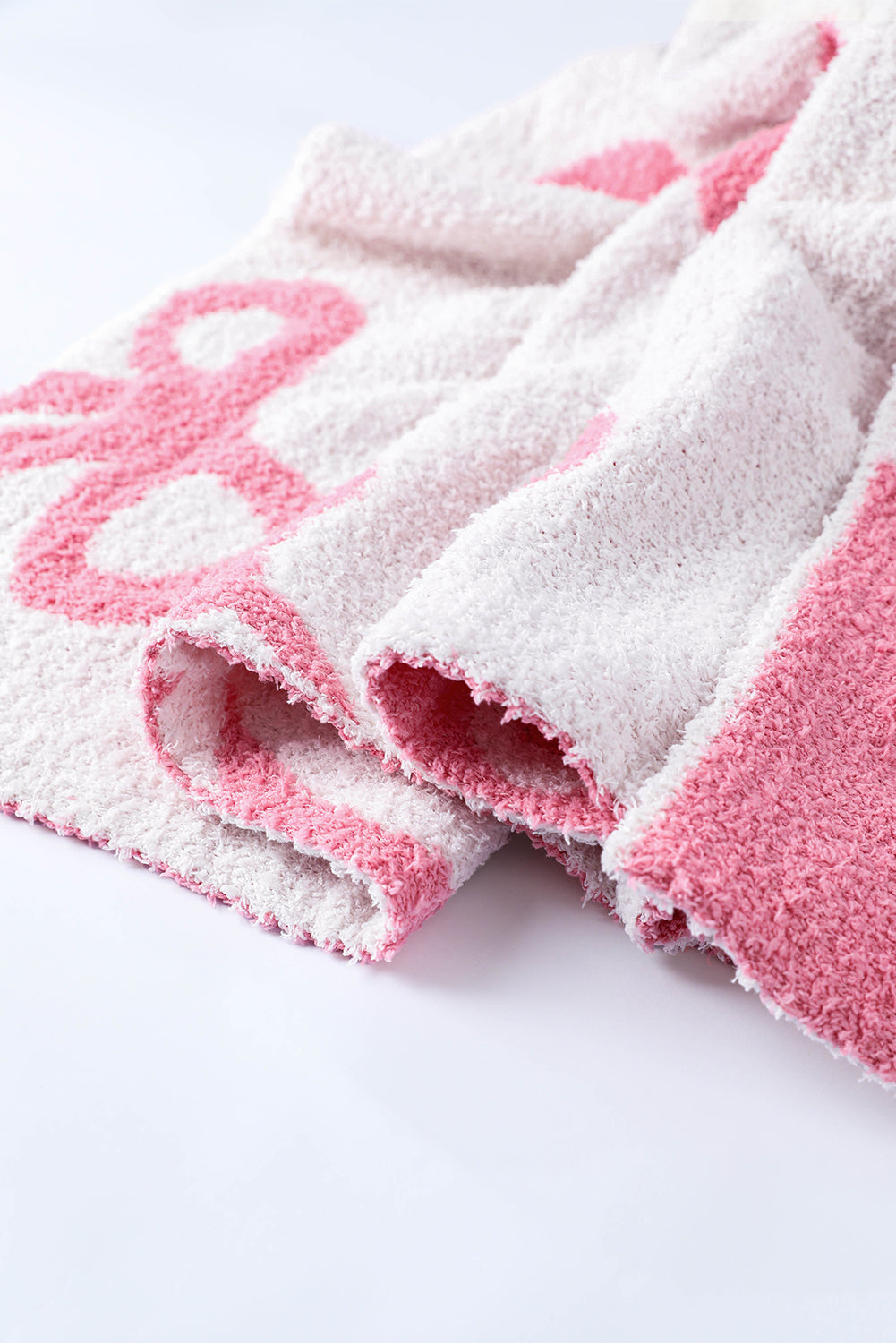 Pink Bow Printed Cozy Soft Throw Blanket Dear-Lover Dropshipping