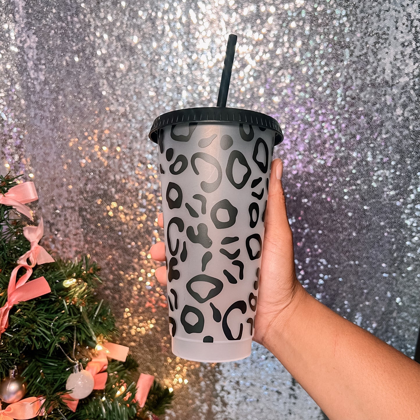 Leopard - 24 Ounce Animal Print Cold Cup Daisie