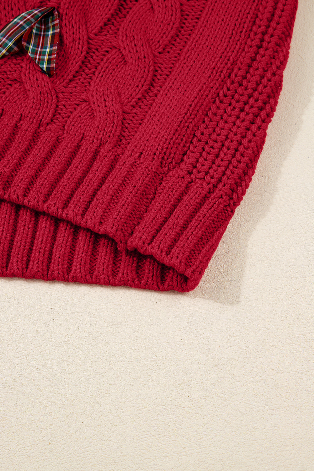 Lace up Holiday Puff Sweater Dear-Lover Dropshipping