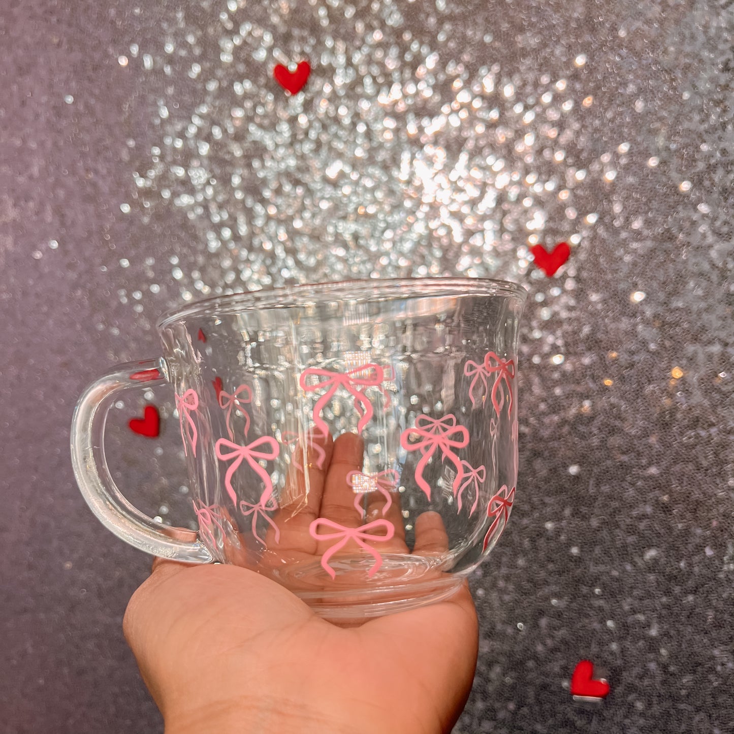 Cutie Bow Mug - Coquette Drinkware Glass