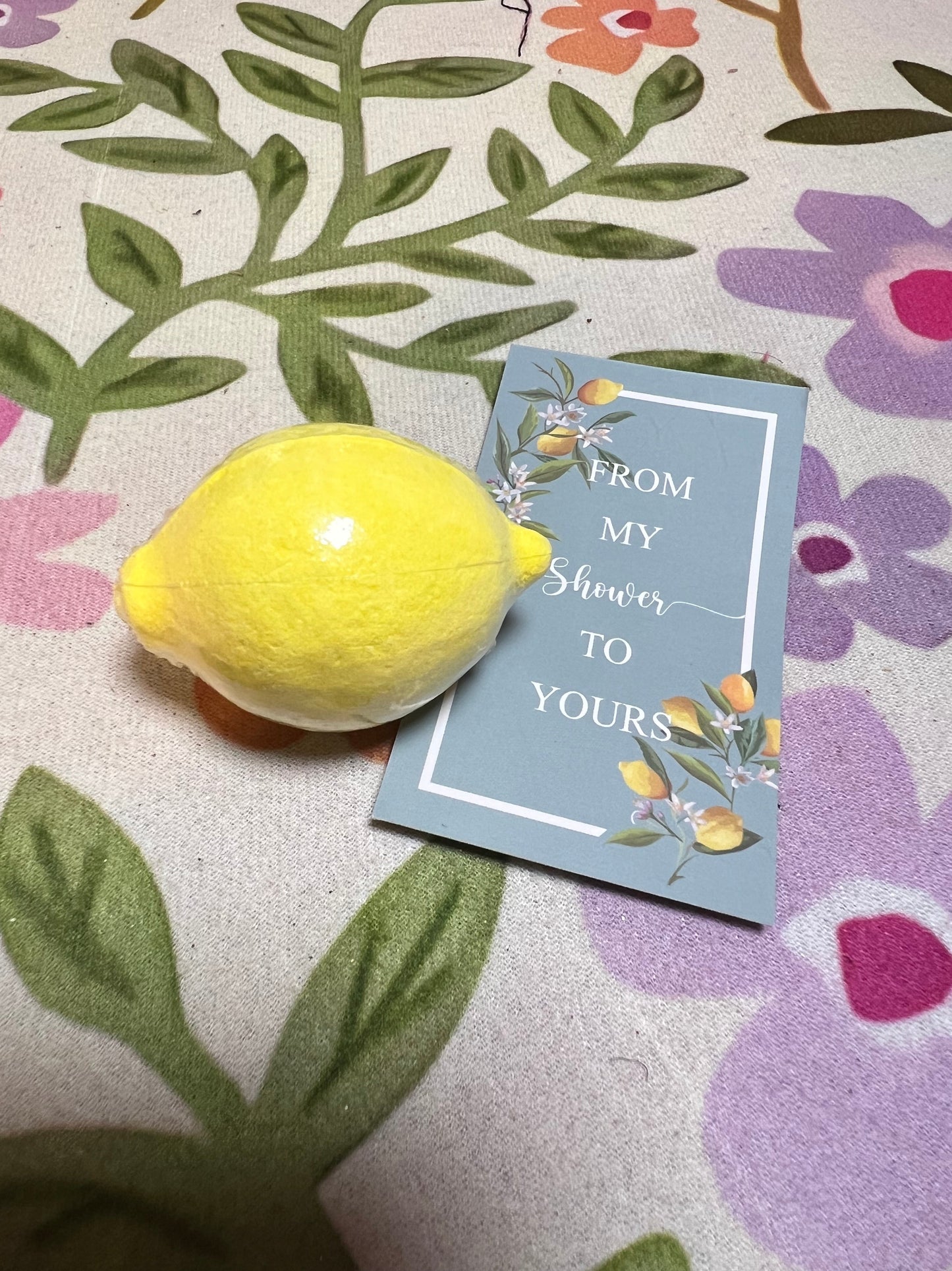 Lemon Bath & Shower Bomb – 1 oz Daisie Boutique