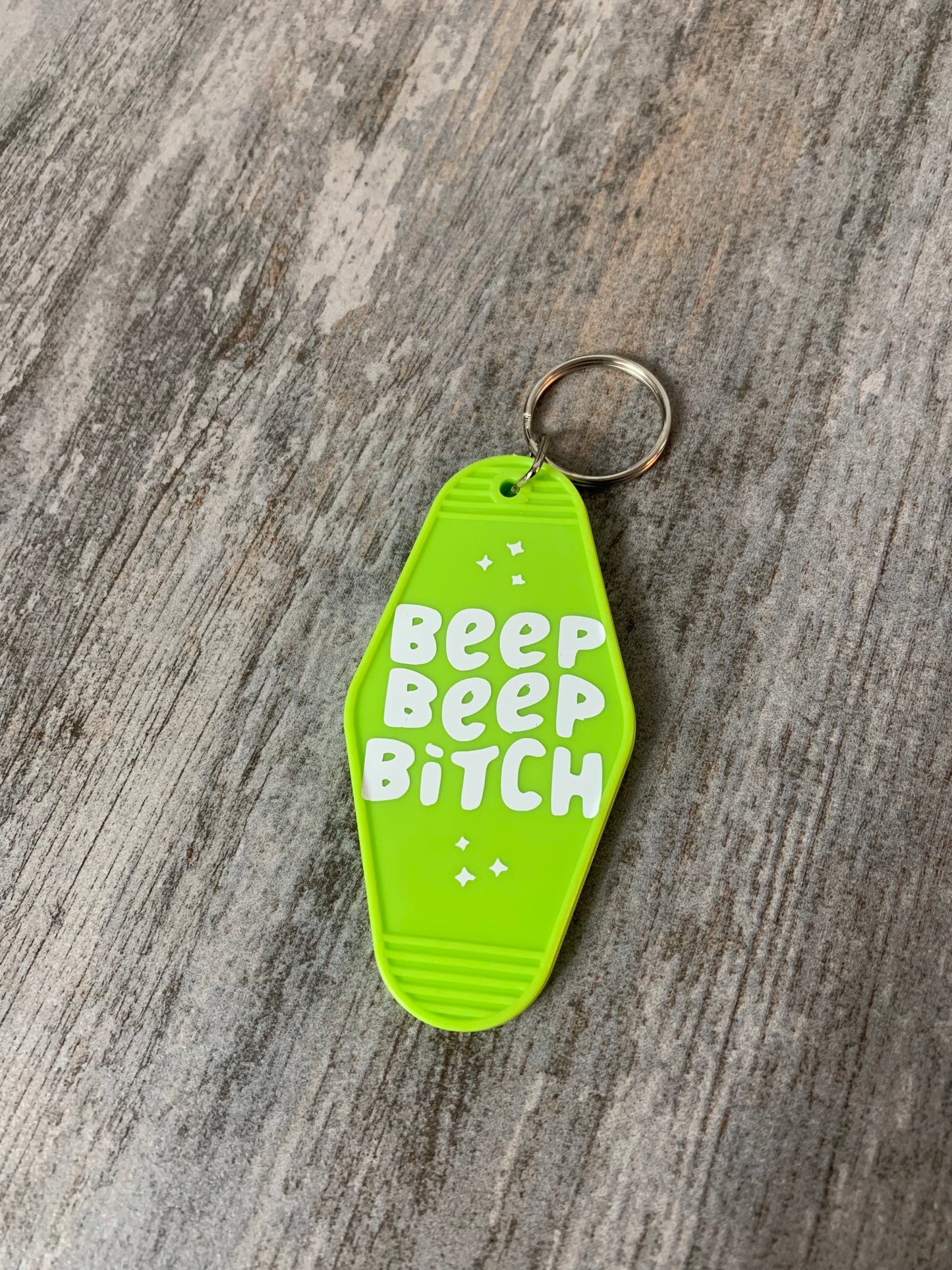 BEEP BEEP Cute Motel Keychain Daisie Boutique