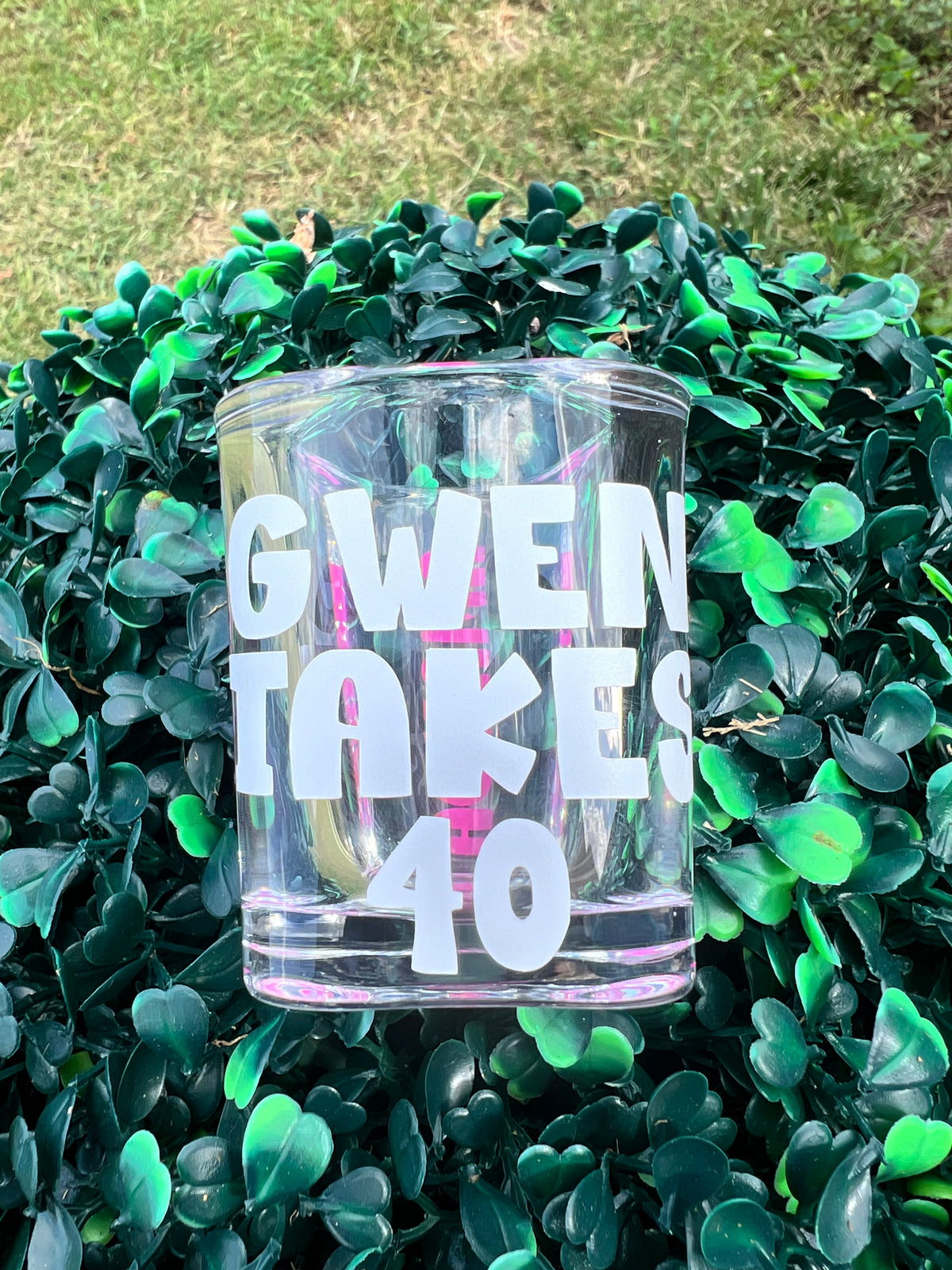 Custom Shot Glass Set — Personalized Photo or Text | UV Print & Vinyl | Set of 6