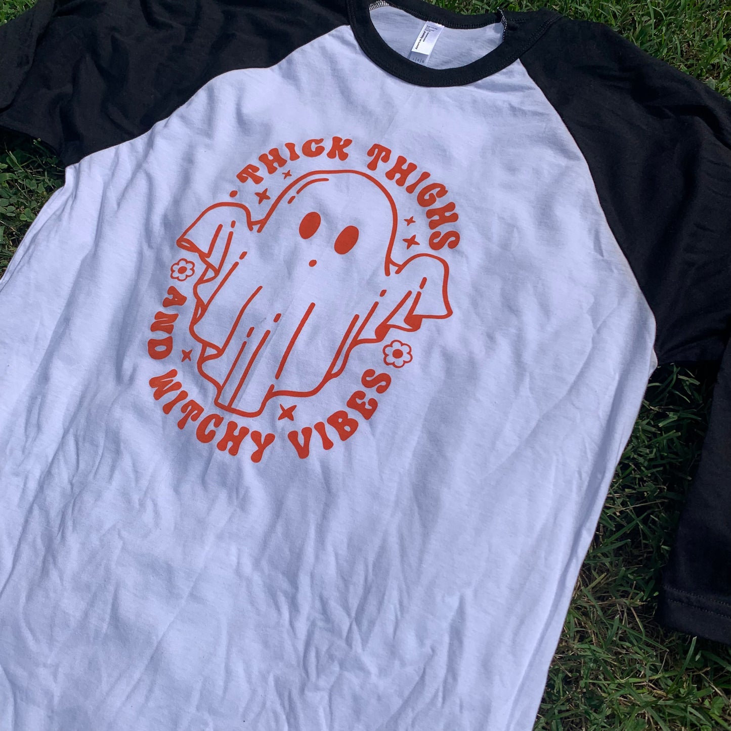 Thick Thighs Witchy Vibes Cotton T-shirt Daisie Boutique