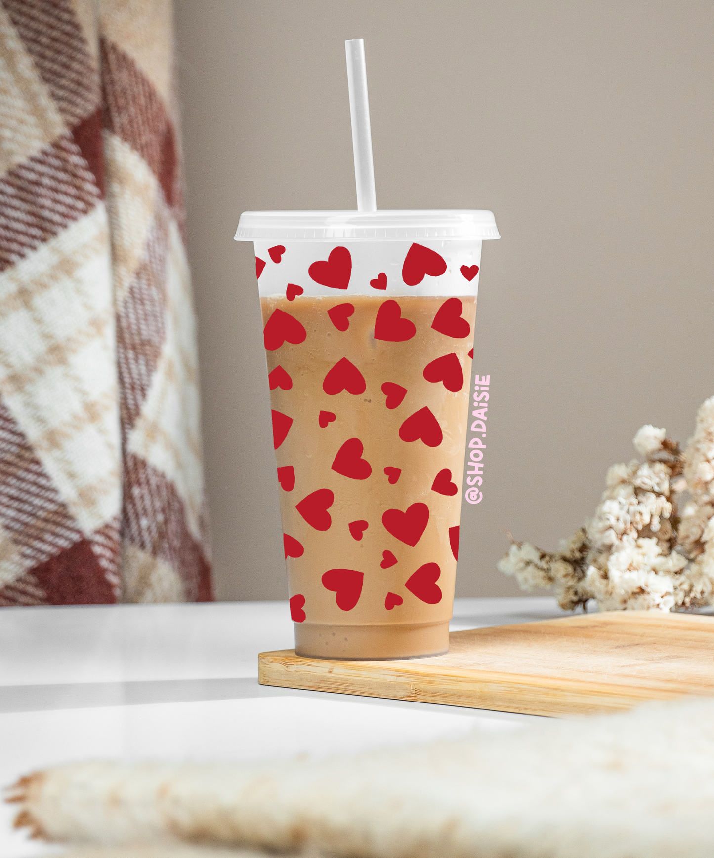 Love Heart 24 Ounce Cold Cup