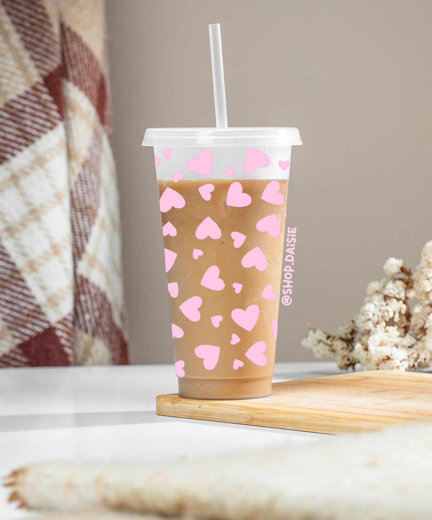Love Heart 24 Ounce Cold Cup
