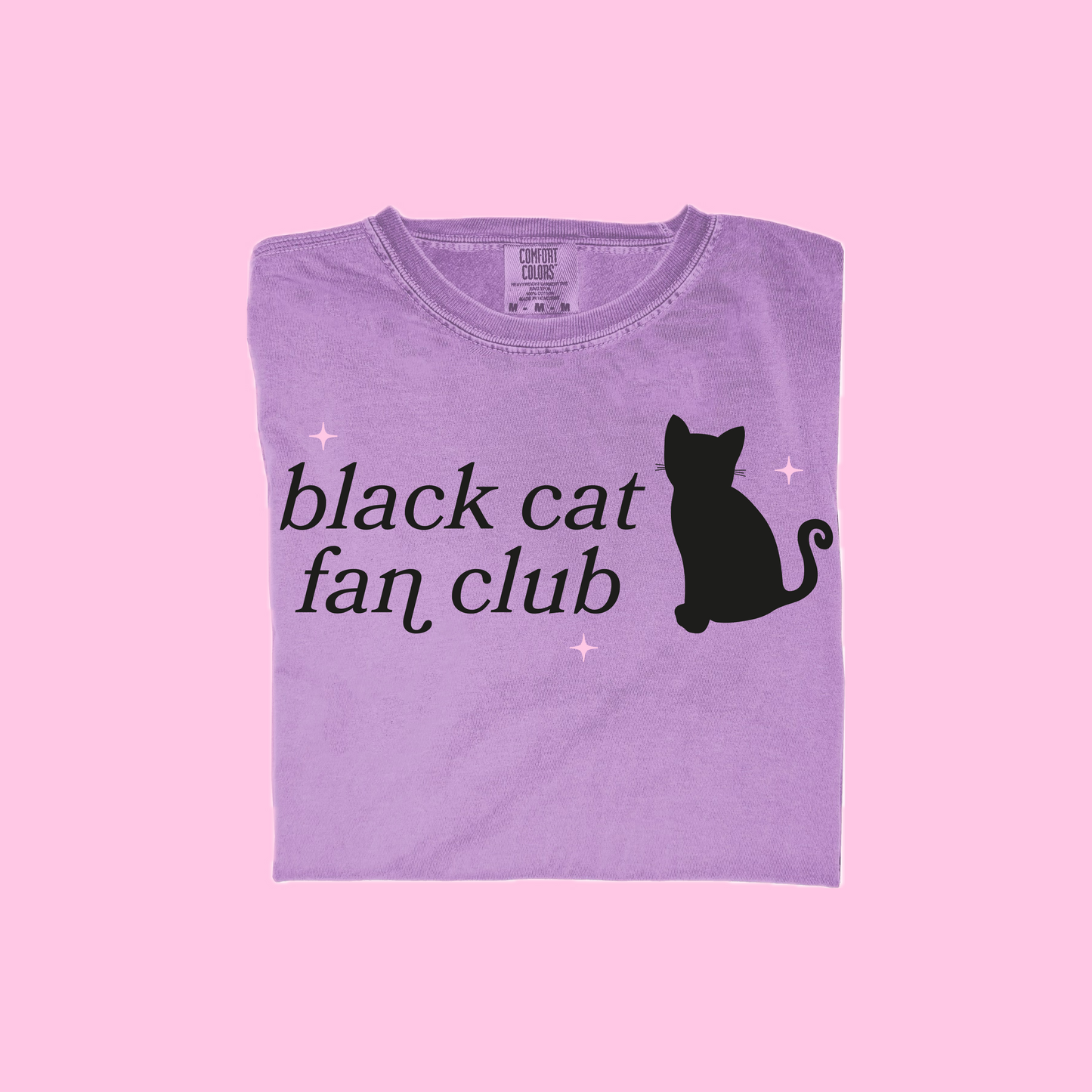 Black Cat Fan Club Graphic Tee Daisie Boutique