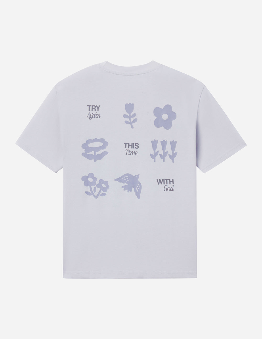 Try With God Unisex Tee - Lilac
