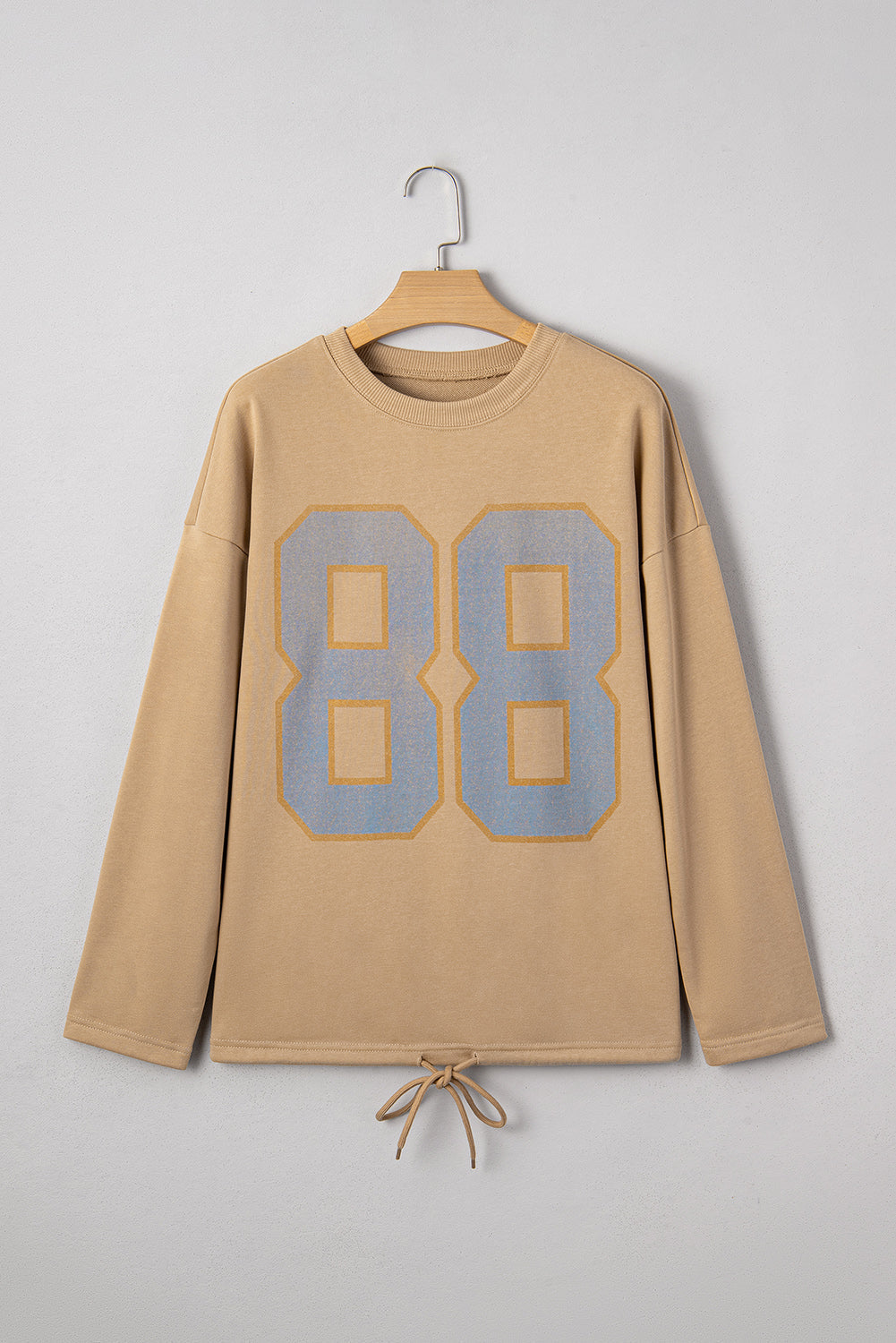 88 Graphic Oversize Long Sleeve Top Dear-Lover Dropshipping
