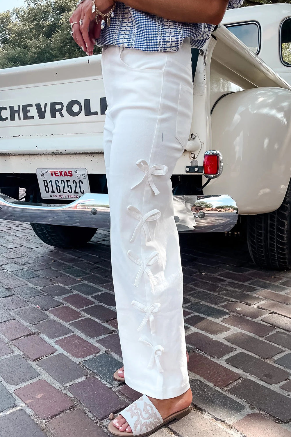 Bow Knot Detail Jeans Dear-Lover Dropshipping