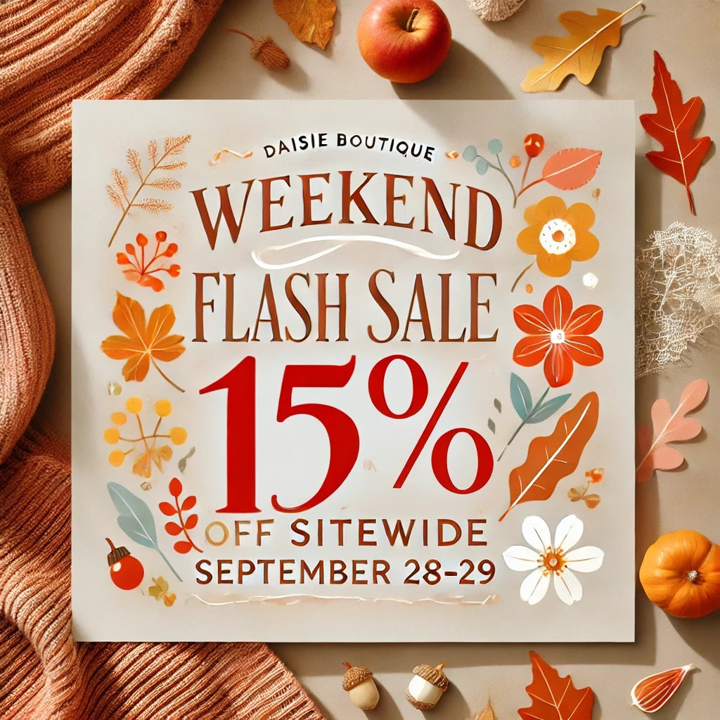 Daisie-Boutique-s-Weekend-Sale-15-Off-Sitewide Daisie Boutique