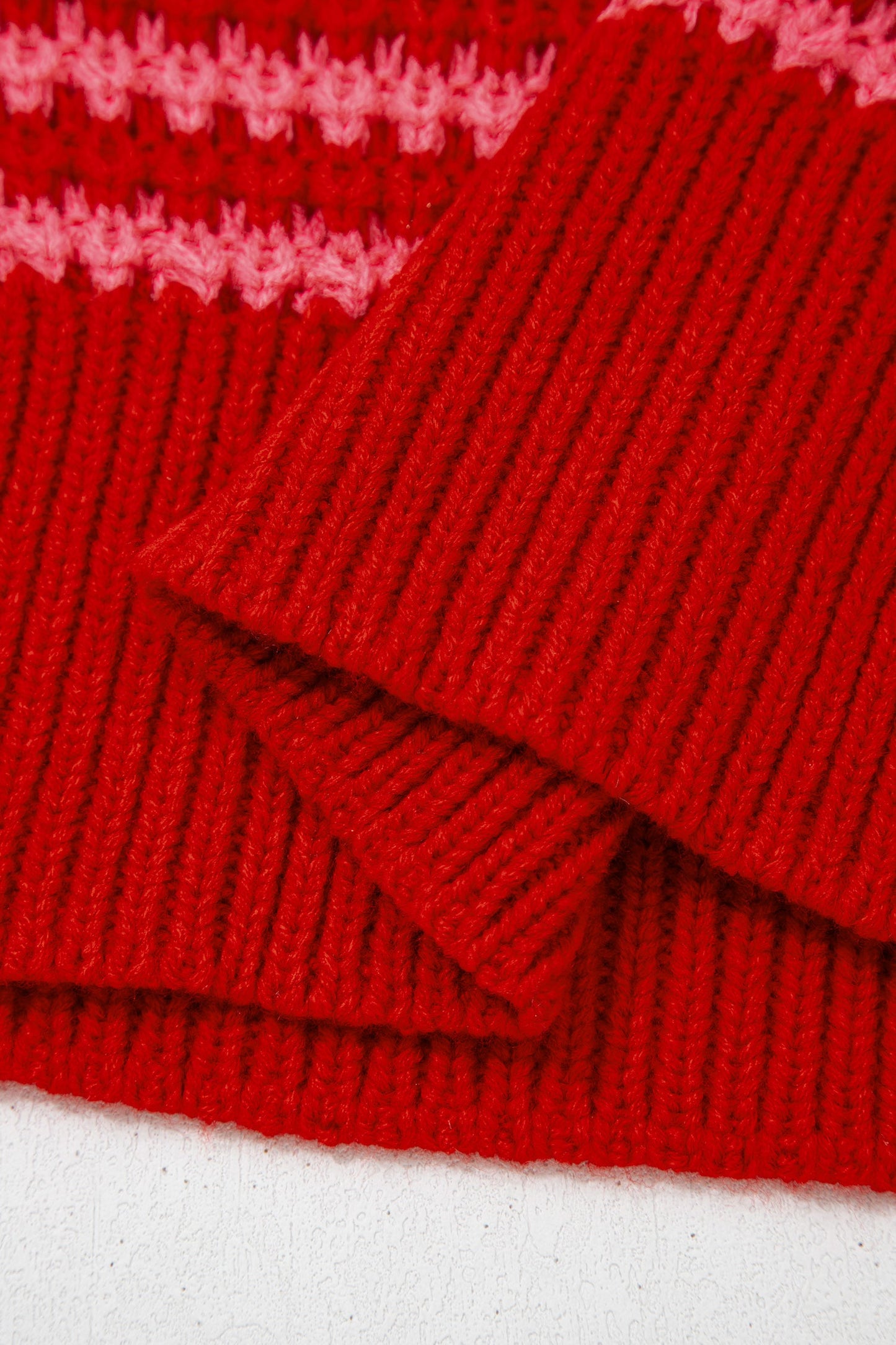 Cutie Stripe Slouchy Sweater Dear-Lover Dropshipping