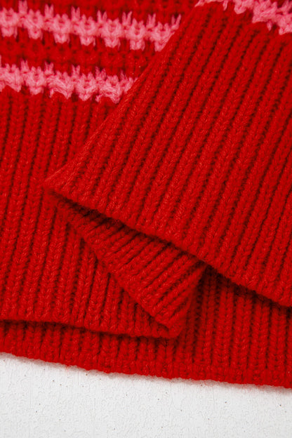 Cutie Stripe Slouchy Sweater Dear-Lover Dropshipping