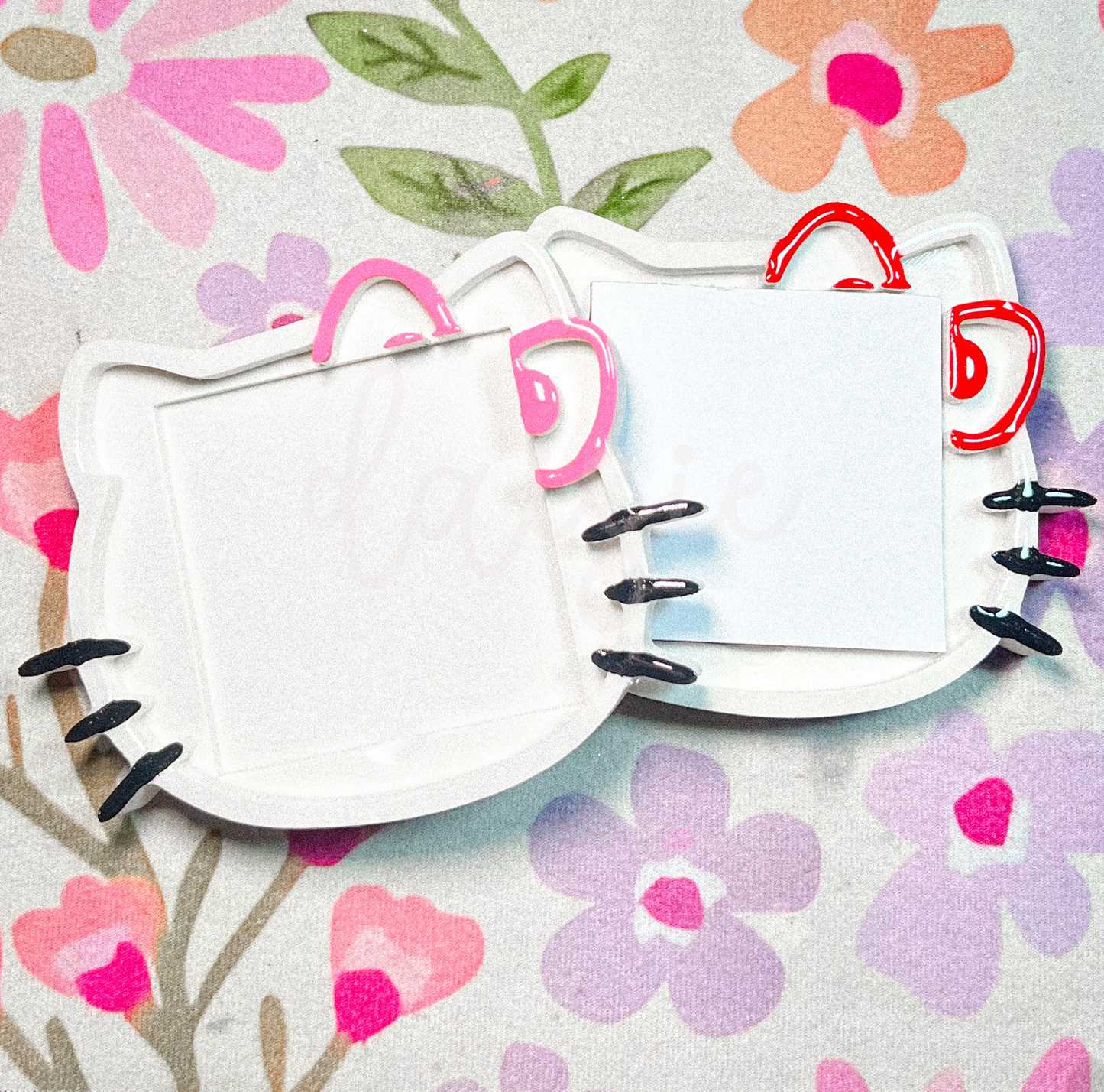 Cutie Kitty Sticky Notepad Holder Daisie Designs