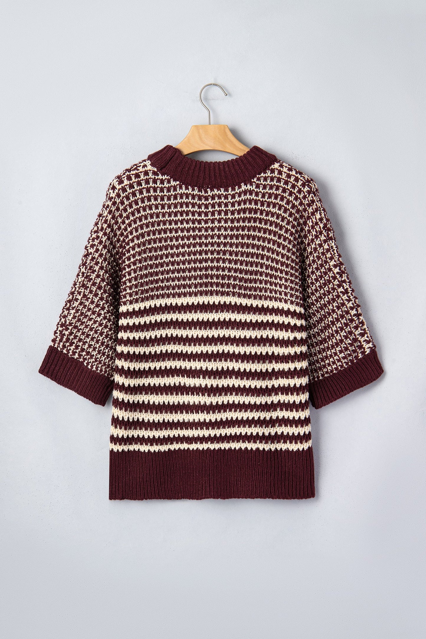 Cutie Stripe Slouchy Sweater Dear-Lover Dropshipping