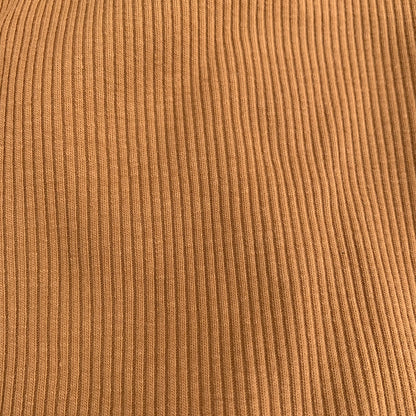 Ribbed Crop Long Sleeve in Honey Daisie Boutique