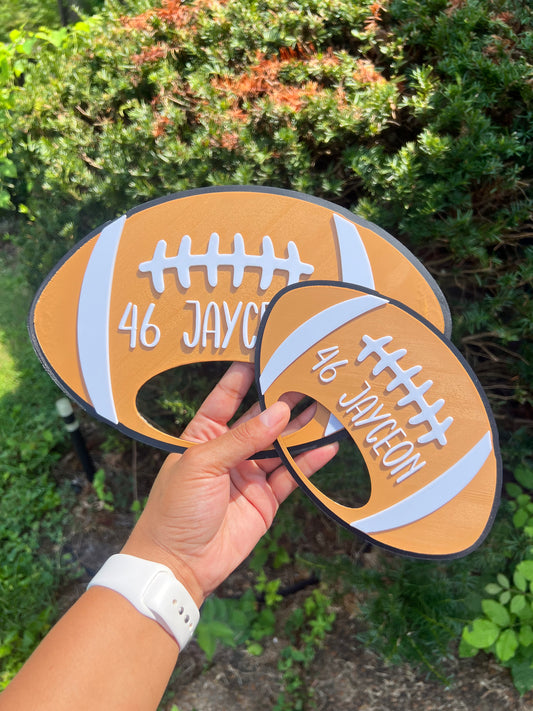 Custom Football Handheld Fan