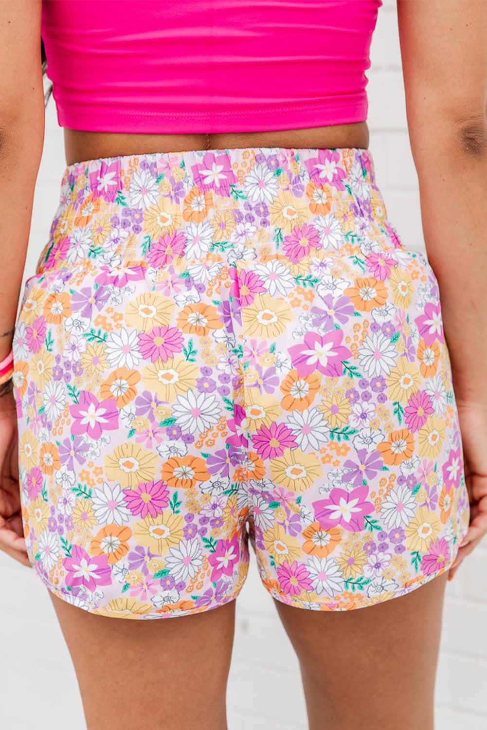 Boho Floral High Waist Casual Shorts Daisie Boutique