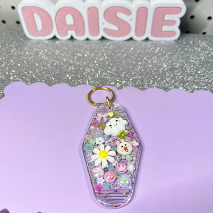 Cutie Charm Bedazzled Motel Keychain