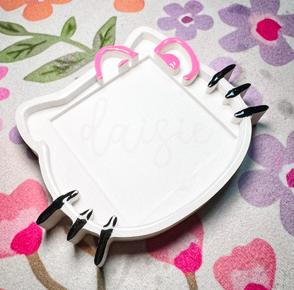 Cutie Kitty Sticky Notepad Holder Daisie Designs