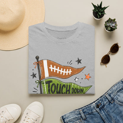 Touchdown Game Day T-Shirt — Football Flag Graphic Tee
