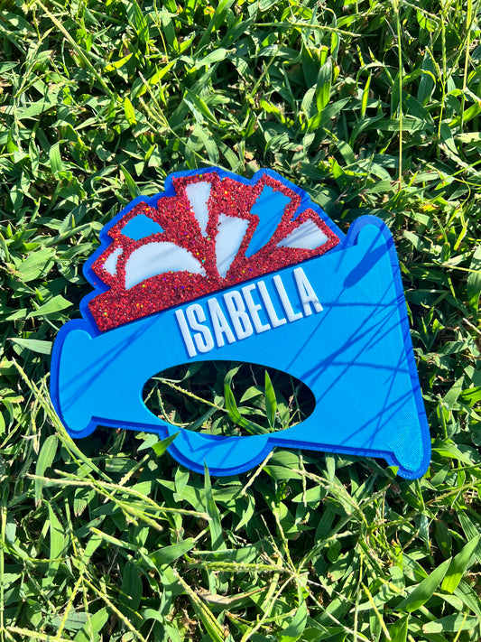 Cheer Megaphone Handheld Fan | Customizable Colors ☺︎ Daisie Designs