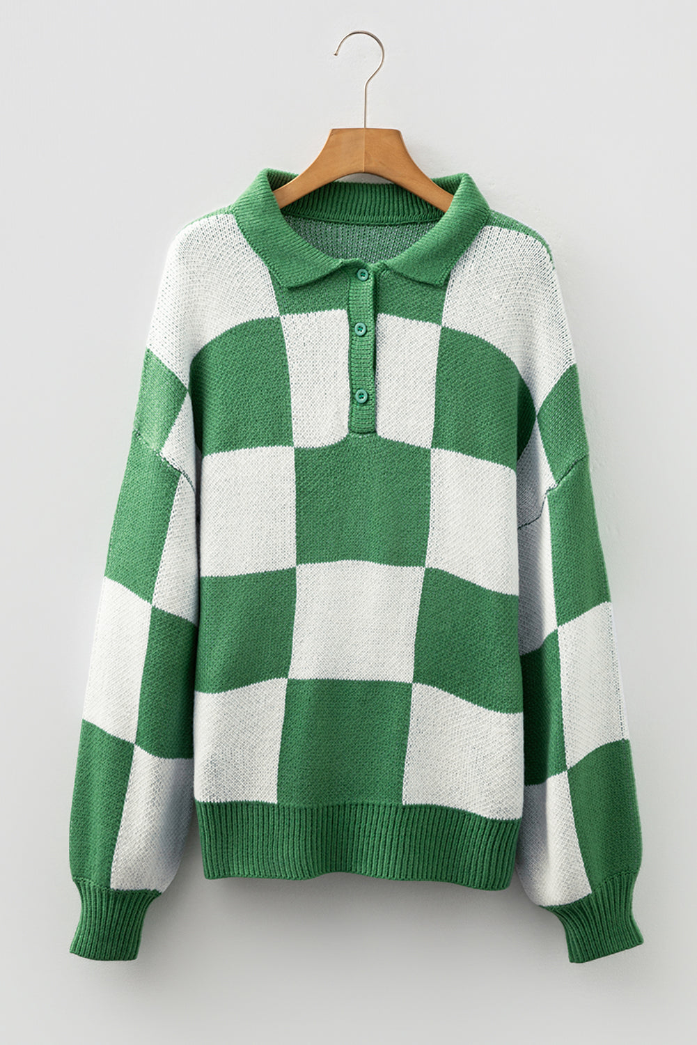 Cutie Checkered Sweater Dear-Lover Dropshipping