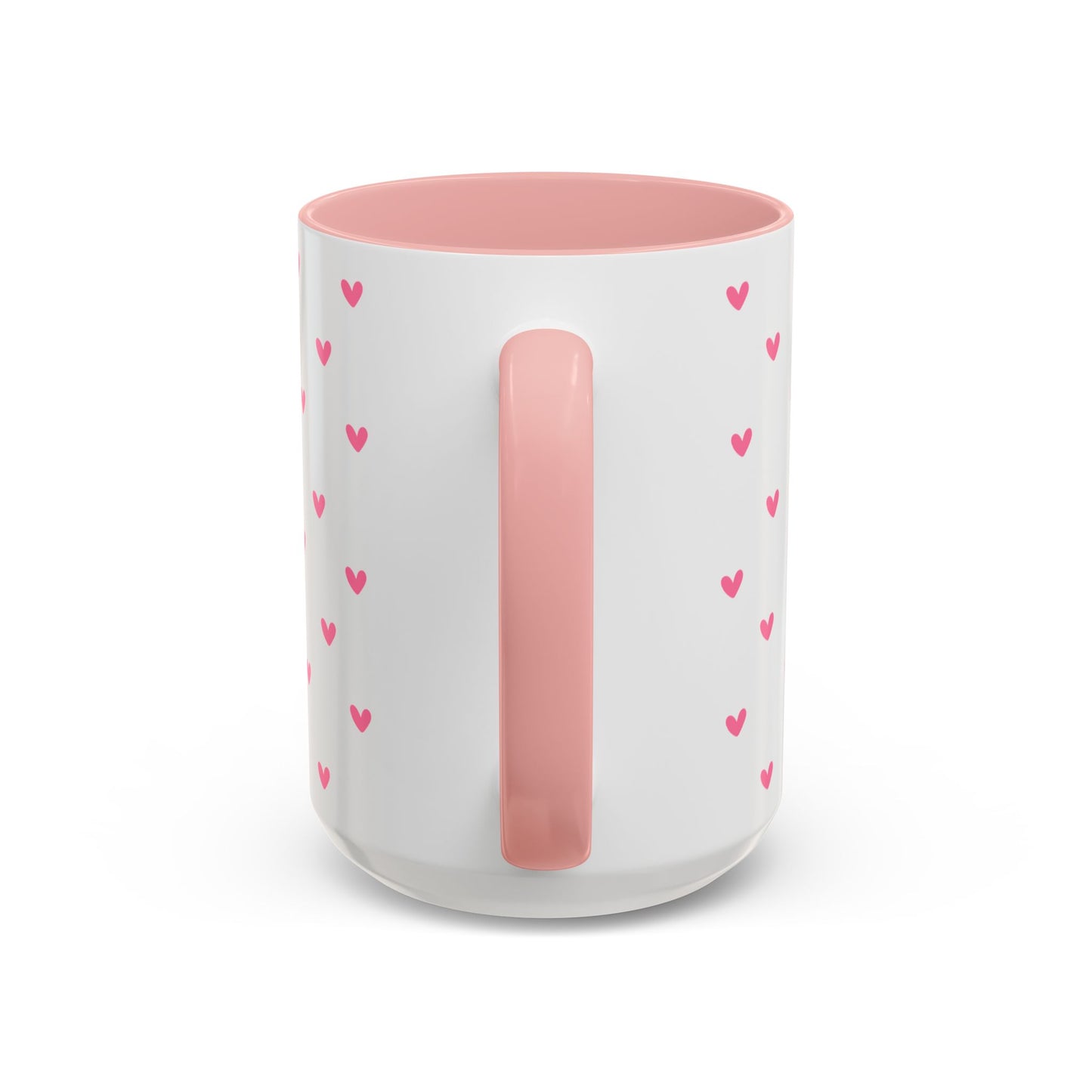 Love Hearts Accent Coffee Mug - Perfect for Valentine's Day and Everyday Enjoyment