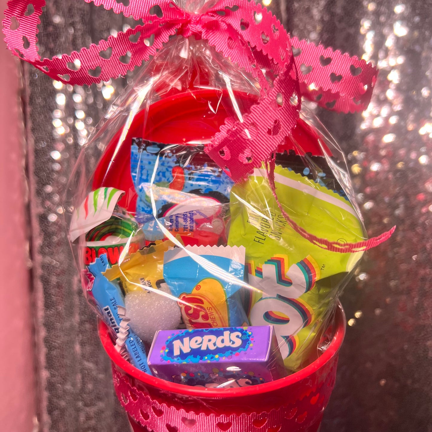 Valentines Love Heart Cup + Candy