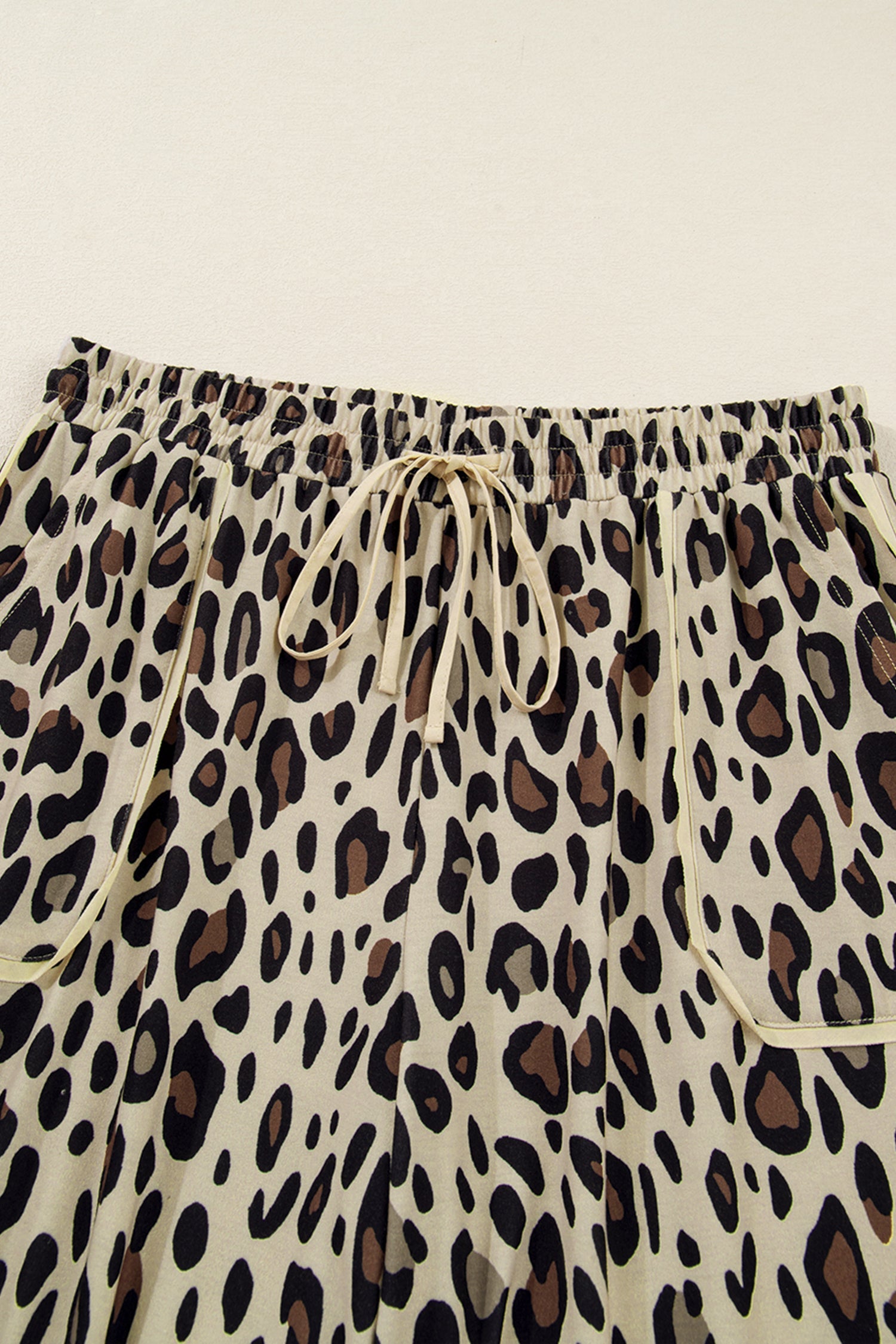Drawstring Leopard Pants - Plus Size Dear-Lover Dropshipping