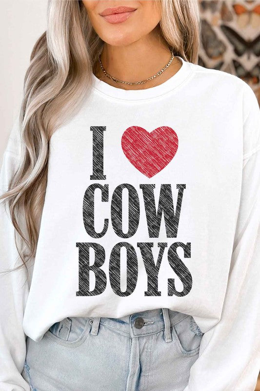 Plus I Love Cowboys Graphic Sweatshirt My Pampered Life Seattle
