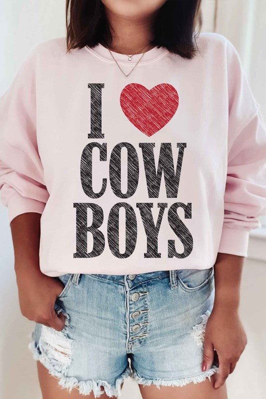 Plus I Love Cowboys Graphic Sweatshirt My Pampered Life Seattle