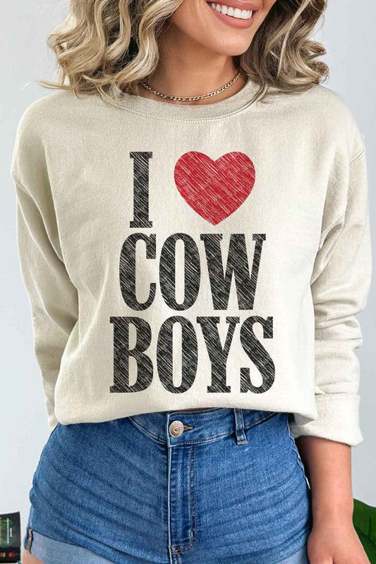 Plus I Love Cowboys Graphic Sweatshirt My Pampered Life Seattle