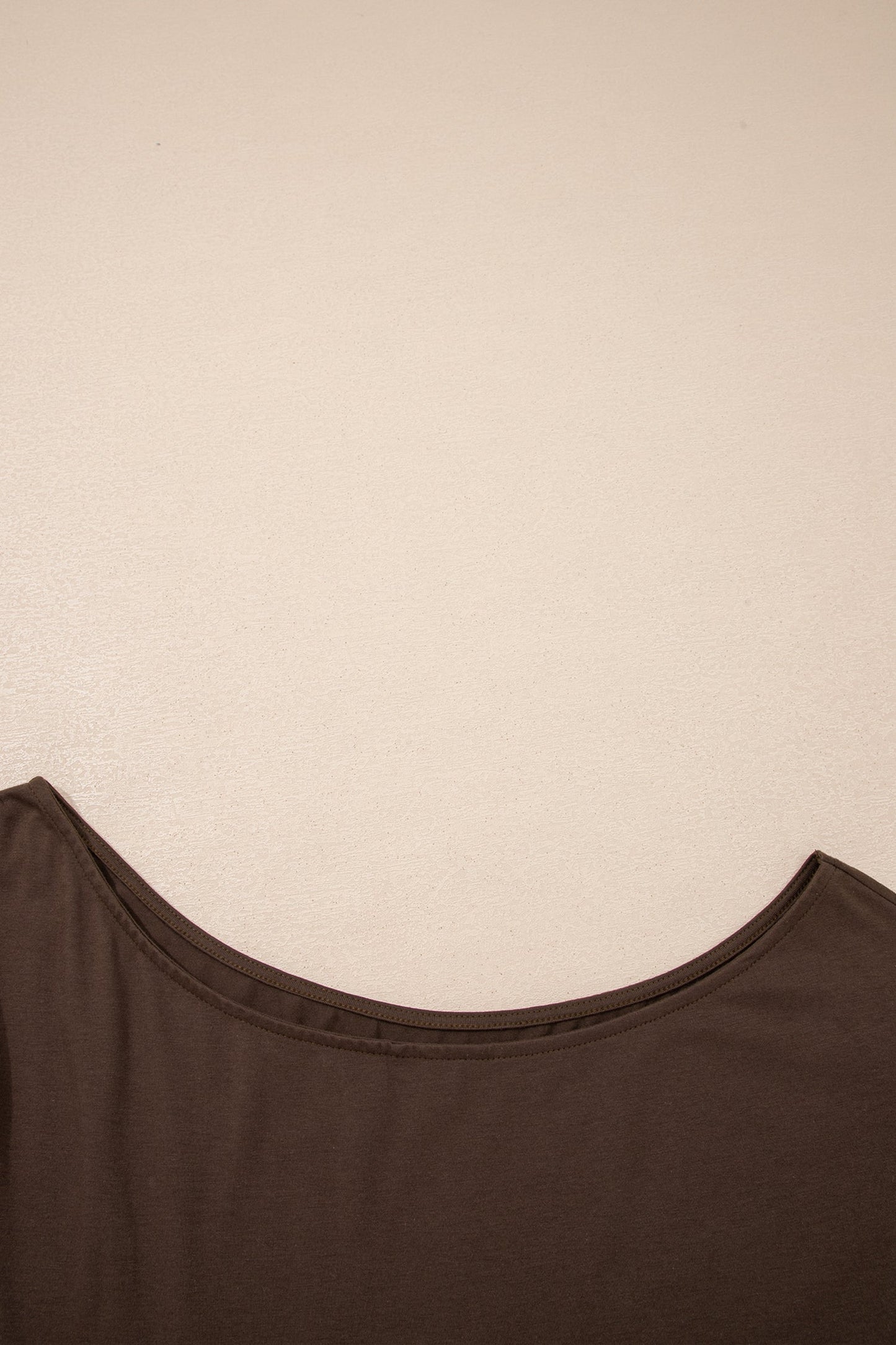 Plus Size Solid Color Asymmetric Neck Short Sleeve Blouse Dear-Lover Dropshipping