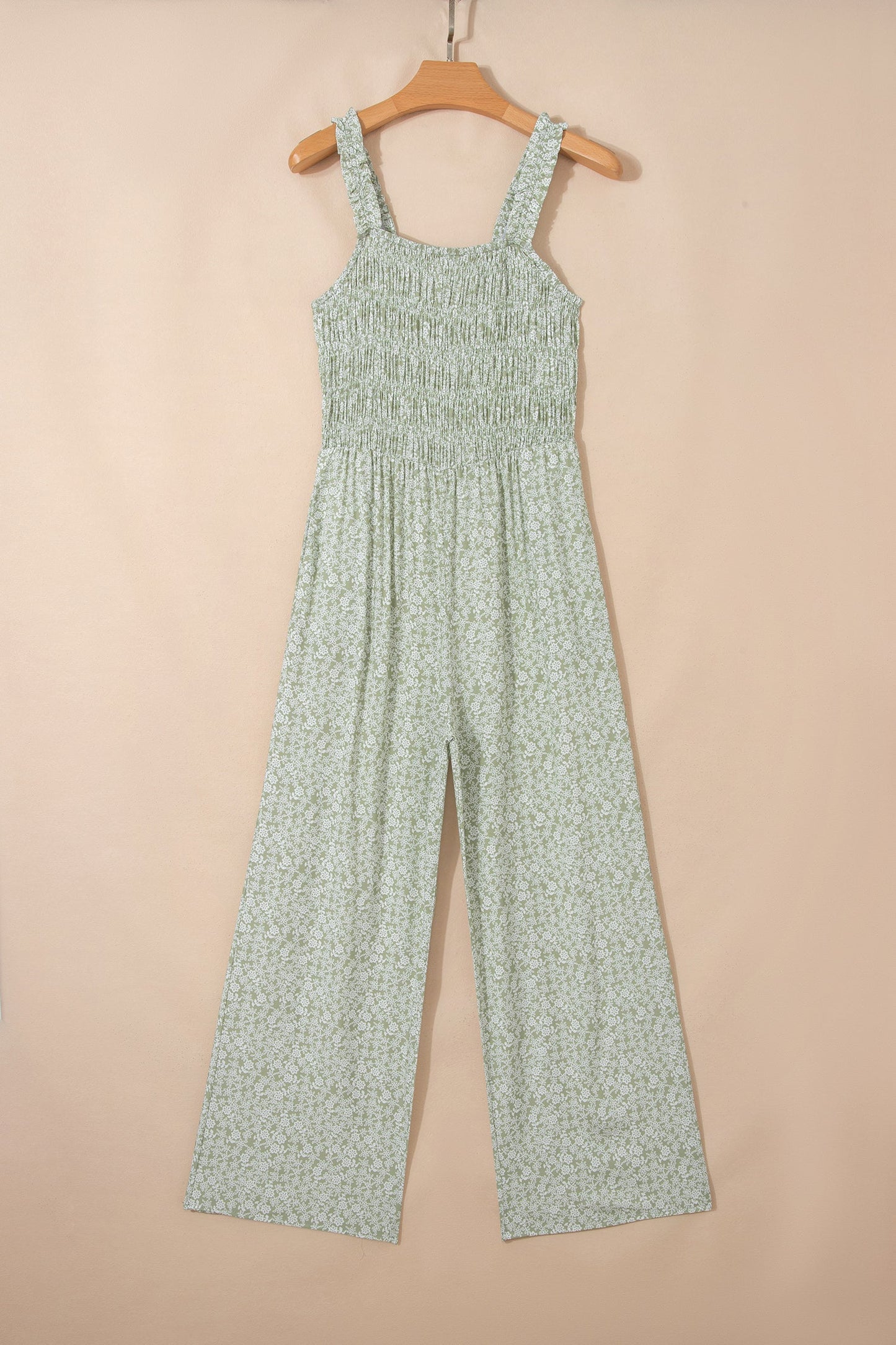 Square Neck Sleeveless Floral Jumpsuit Dear-Lover Dropshipping
