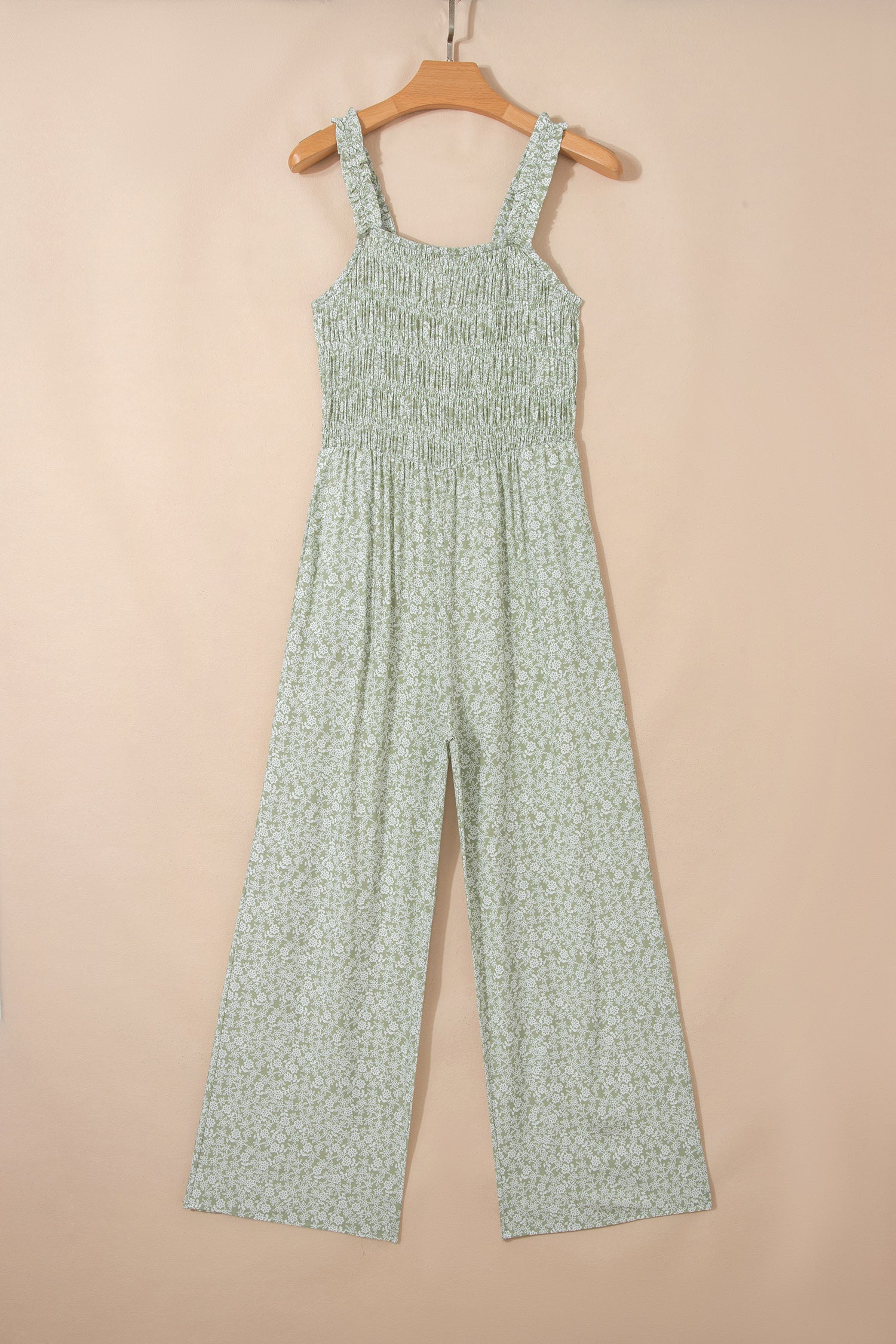 Square Neck Sleeveless Floral Jumpsuit Dear-Lover Dropshipping
