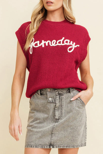 Game Day Football Season Sweater Vest Daisie Boutique