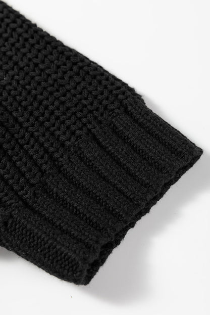 Lace up Holiday Puff Sweater Dear-Lover Dropshipping