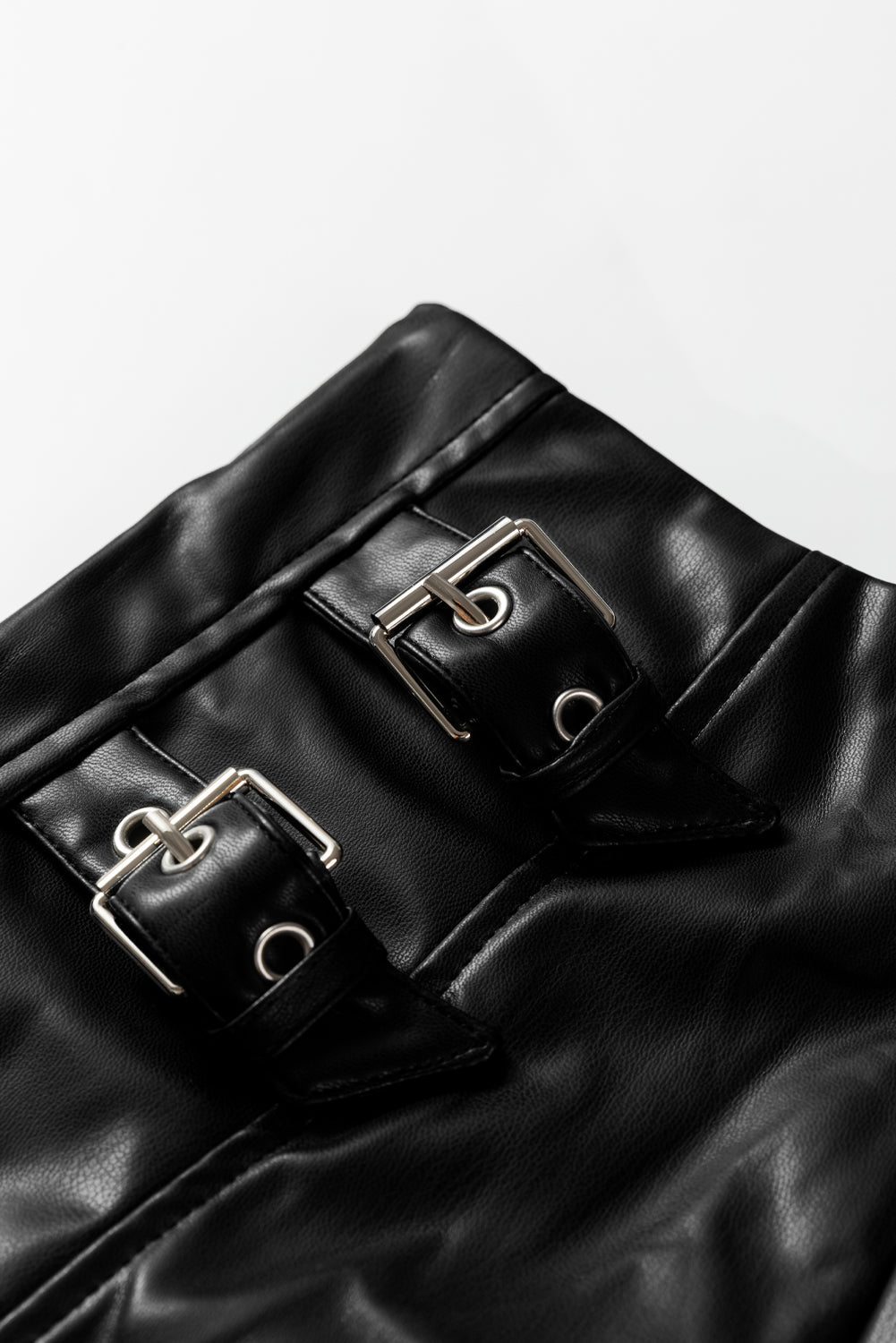 Faux Leather Pleated Midi Skirt Dear-Lover Dropshipping