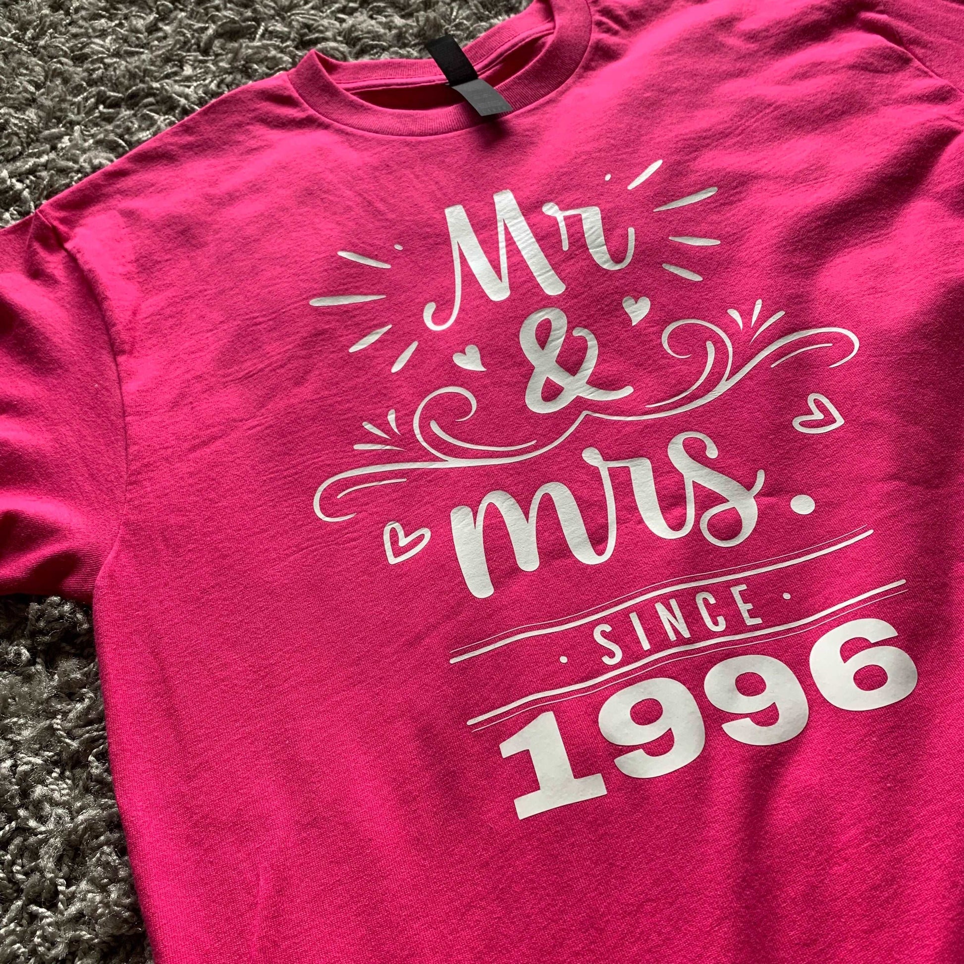 Mr & Mrs Since - Custom Shirt - Daisie Boutique