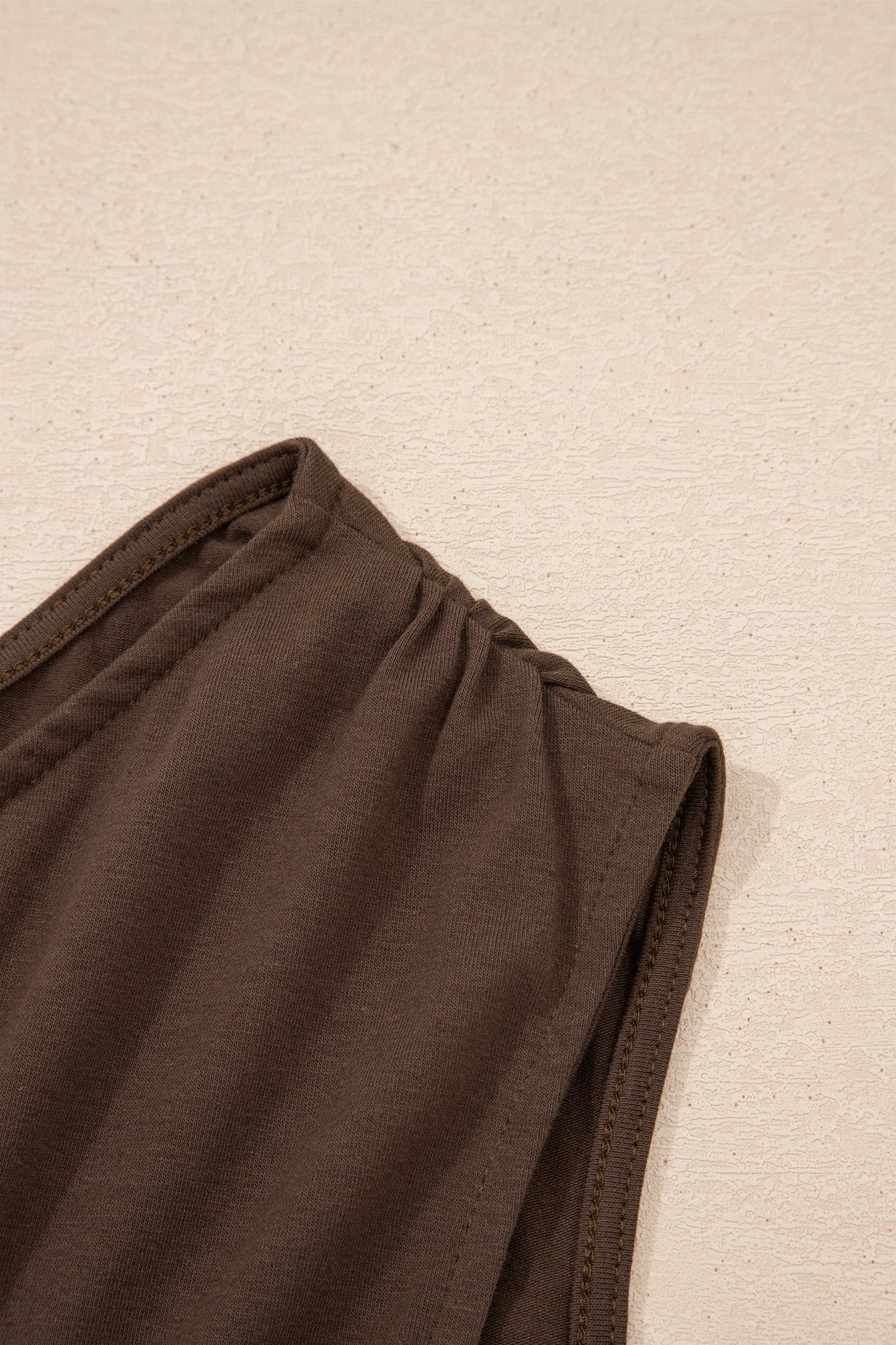 Plus Size Solid Color Asymmetric Neck Short Sleeve Blouse Dear-Lover Dropshipping